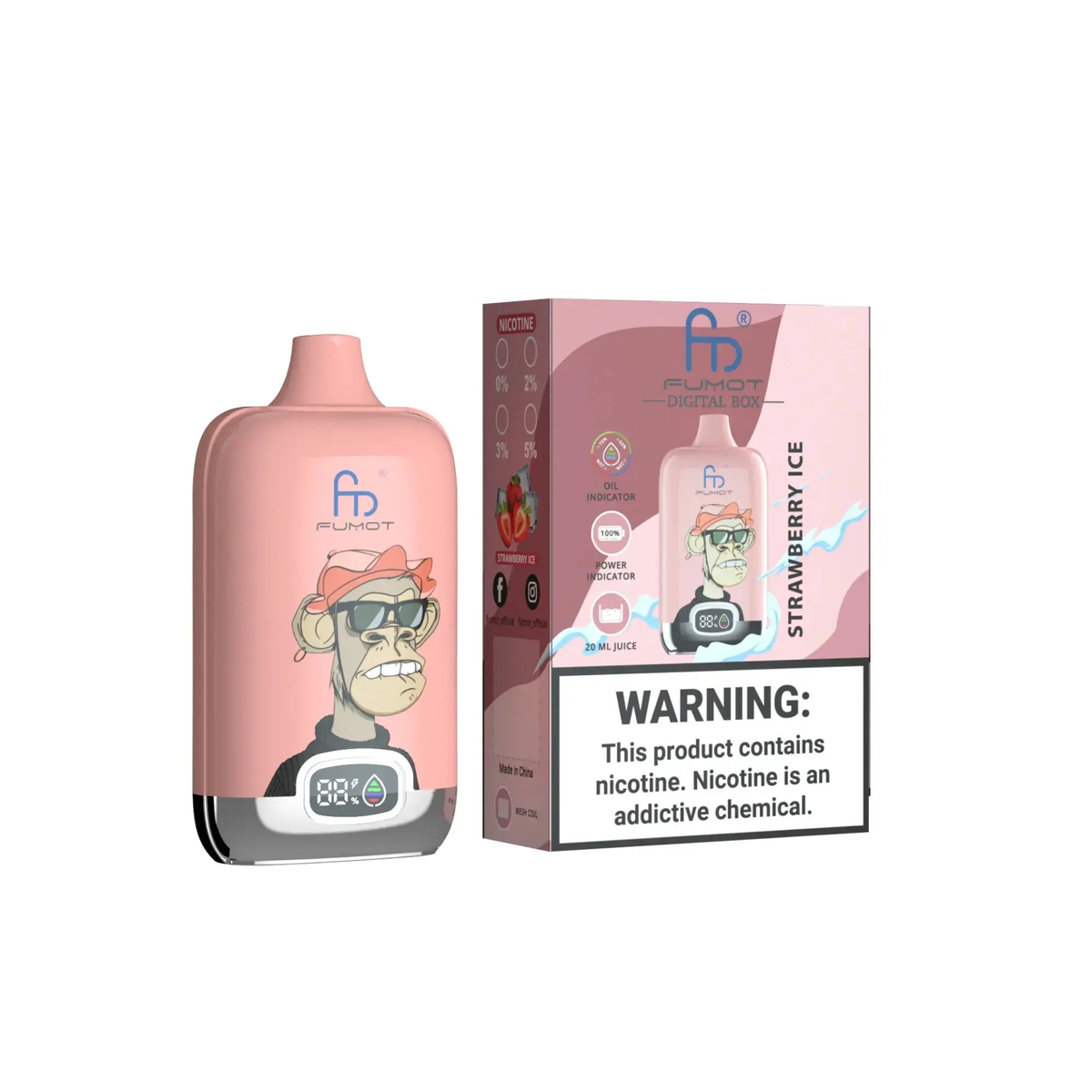 Fumot Randm Digital Box 12K 12000 Puffs Einweg Kit 0mg - 💥 Nehme 4 Zahle NUR 3! + Ab einem Einkauf von 120€ 2 Mystery Gratis💥