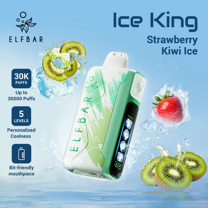ELF Bar Ice King 30K Wiederaufladbares Einweg Kit (30000 Puffs) - 💥 Nehme 5 Zahle NUR 4!
