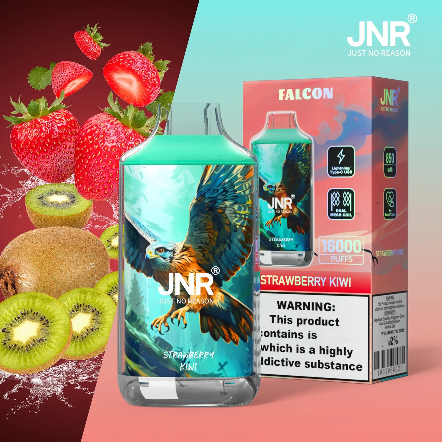 [Clearance Sale] JNR Falcon 16000 16K Puffs Einweg Kit - 💥 Nehme 5 Zahle NUR 4! + Ab einem Einkauf von 100€ 2 Mystery Gratis💥