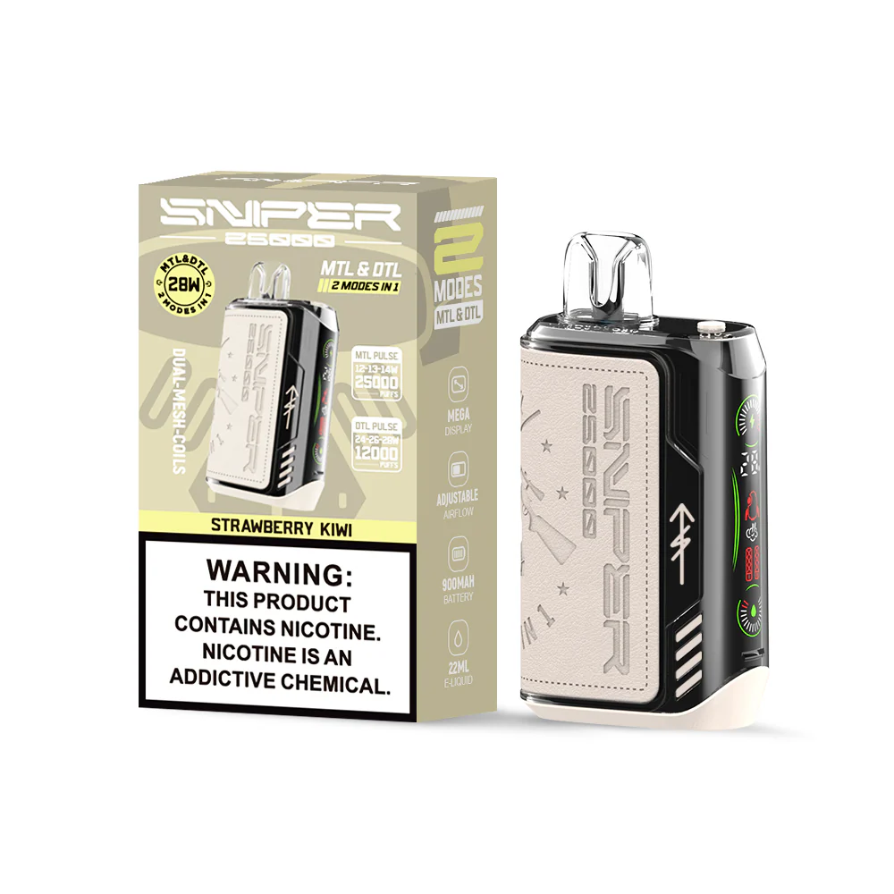 Vapmod Sniper 25000 Puffs Wiederaufladbares Einweg Kit
