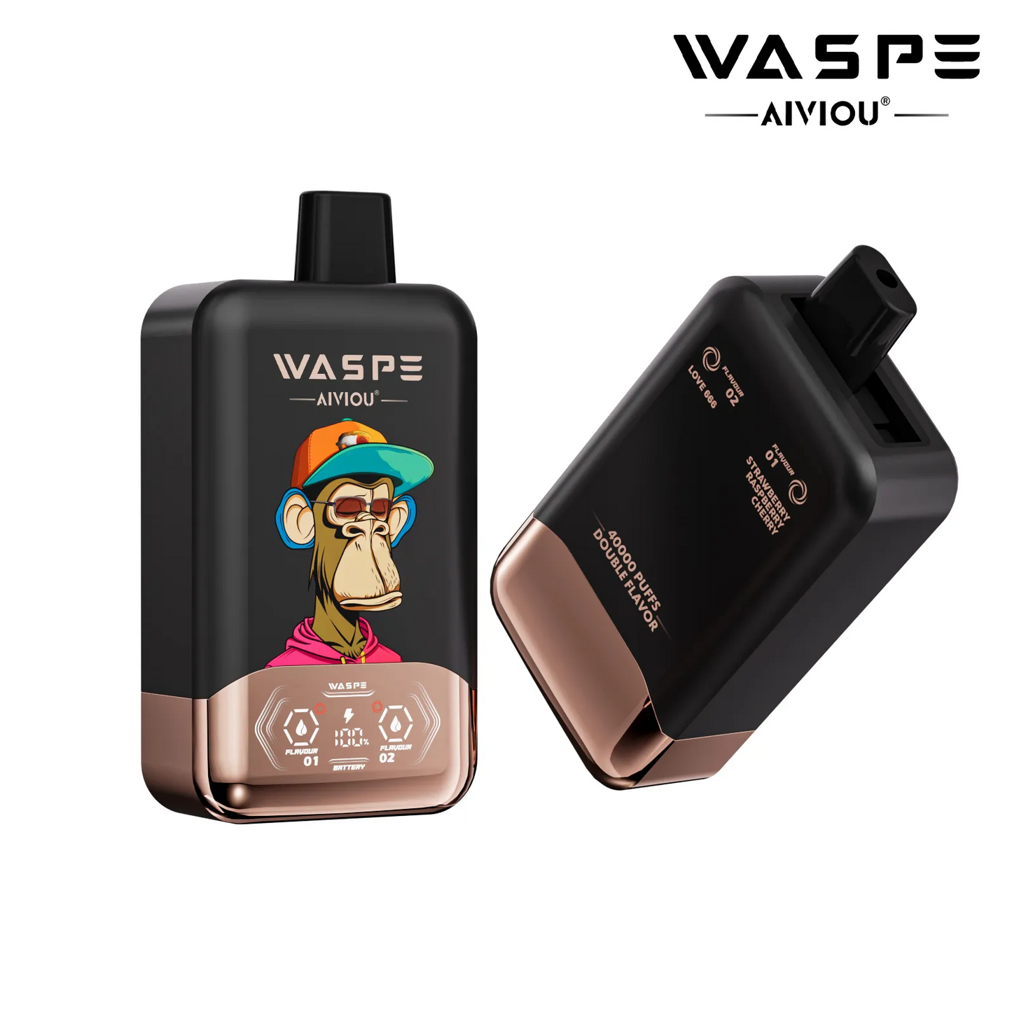 WASPE FIHP 40000 Puffs 40K Einweg Kit (Double Flavor) - 💥 Nehme 5 Zahle NUR 4! + Ab einem Einkauf von 100€ 2 Mystery Gratis💥