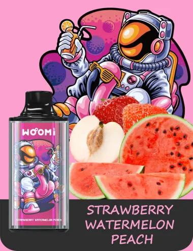 WOOMI SPACE 8000 Puffs Einweg Disposable Kit 600mAh Wiederaufladbar 6 Stück/ Packung