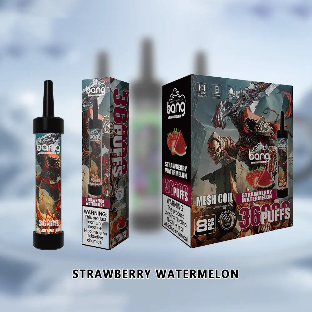 Bang 36000 Puffs Wiederaufladbares DTL Einweg Kit - 📢EXKLUSIVES ANGEBOT - Nehme 4 Zahle NUR 3 an der Kasse!+Ab einem Einkauf von 100€ 2 Mystery Vapes Gratis📢