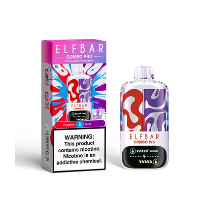 ELF Bar Combo Pro 30000 Einweg Kit- 💥 Nehme 5 Zahle NUR 4! + Ab einem Einkauf von 100€ 2 Mystery Gratis💥
