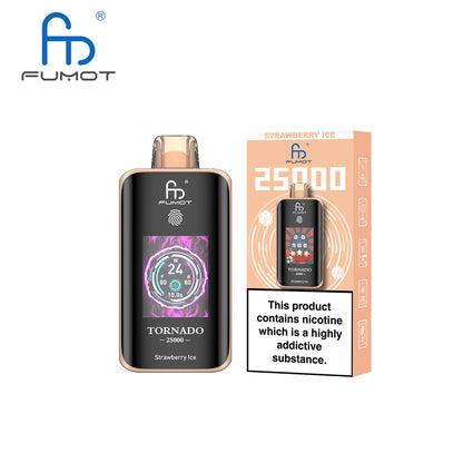 [Clearance Sale] Fumot Randm Tornado 25000 25K Puffs Wiederaufladbares Einweg Kit (Touch Switch) - 💥 Nehme 4 Zahle NUR 3! + Ab einem Einkauf von 120€ 2 Mystery Gratis💥