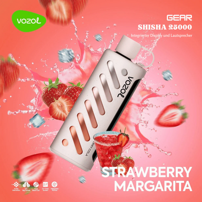 Vozol GEAR SHISHA 25000 Puffs Einweg Kit - 💥 Nehme 5 Zahle NUR 4! + Ab einem Einkauf von 100€ 2 Mystery Gratis💥