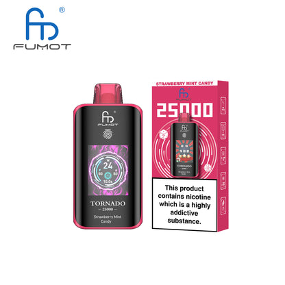 [Clearance Sale] Fumot Randm Tornado 25000 25K Puffs Wiederaufladbares Einweg Kit (Touch Switch) - 💥 Nehme 4 Zahle NUR 3! + Ab einem Einkauf von 120€ 2 Mystery Gratis💥