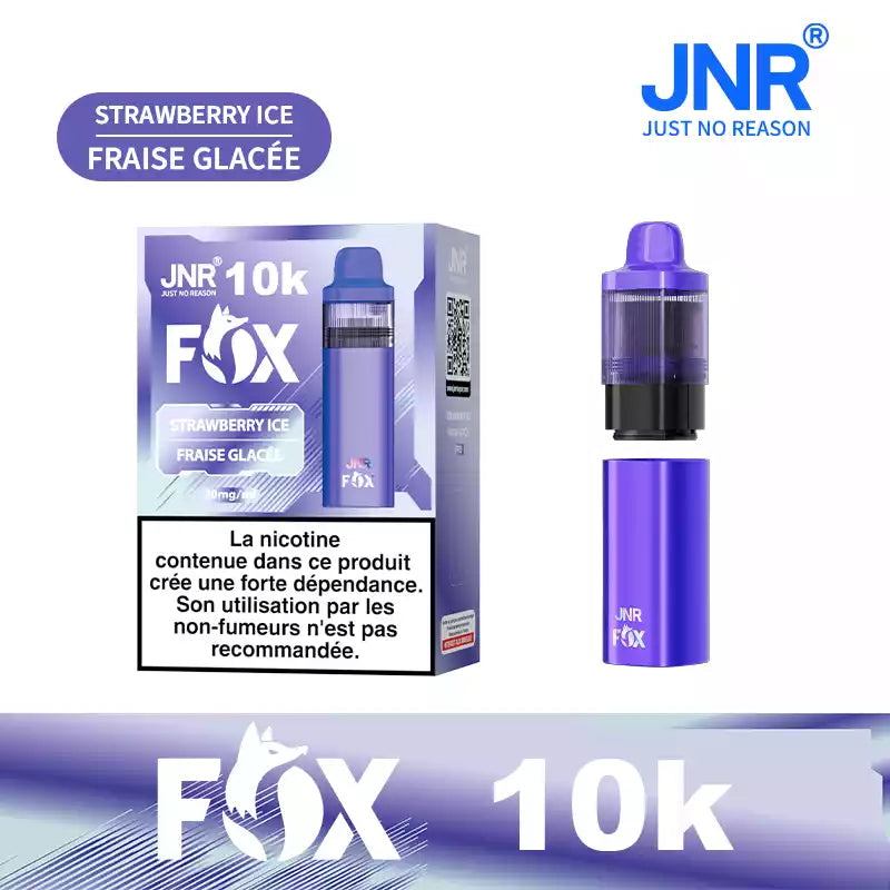 JNR Fox 10000 Puffs Vorgefülltes Einweg Kit- 💥 Nehme 5 Zahle NUR 4! + Ab einem Einkauf von 100€ 2 Mystery Gratis💥