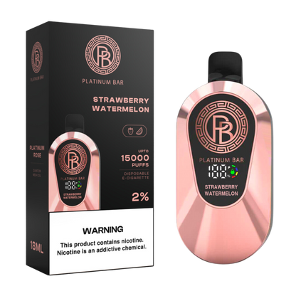 Platinum Bar 15000 Puffs Wiederaufladbares Einweg Kit - 📢EXKLUSIVES ANGEBOT - Nehme 4 Zahle NUR 3! + Ab einem Einkauf von 120€ 1 Mystery Vapes Gratis + Kostenloser Versand 📢