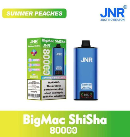 JNR BIG MAC Shisha 80K 80000 Puffs Einweg Kit- 💥 Nehme 5 Zahle NUR 4! + Ab einem Einkauf von 100€ 2 Mystery Gratis💥