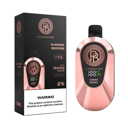 Platinum Bar 15000 Puffs Wiederaufladbares Einweg Kit - 📢EXKLUSIVES ANGEBOT - Nehme 4 Zahle NUR 3! + Ab einem Einkauf von 120€ 1 Mystery Vapes Gratis + Kostenloser Versand 📢