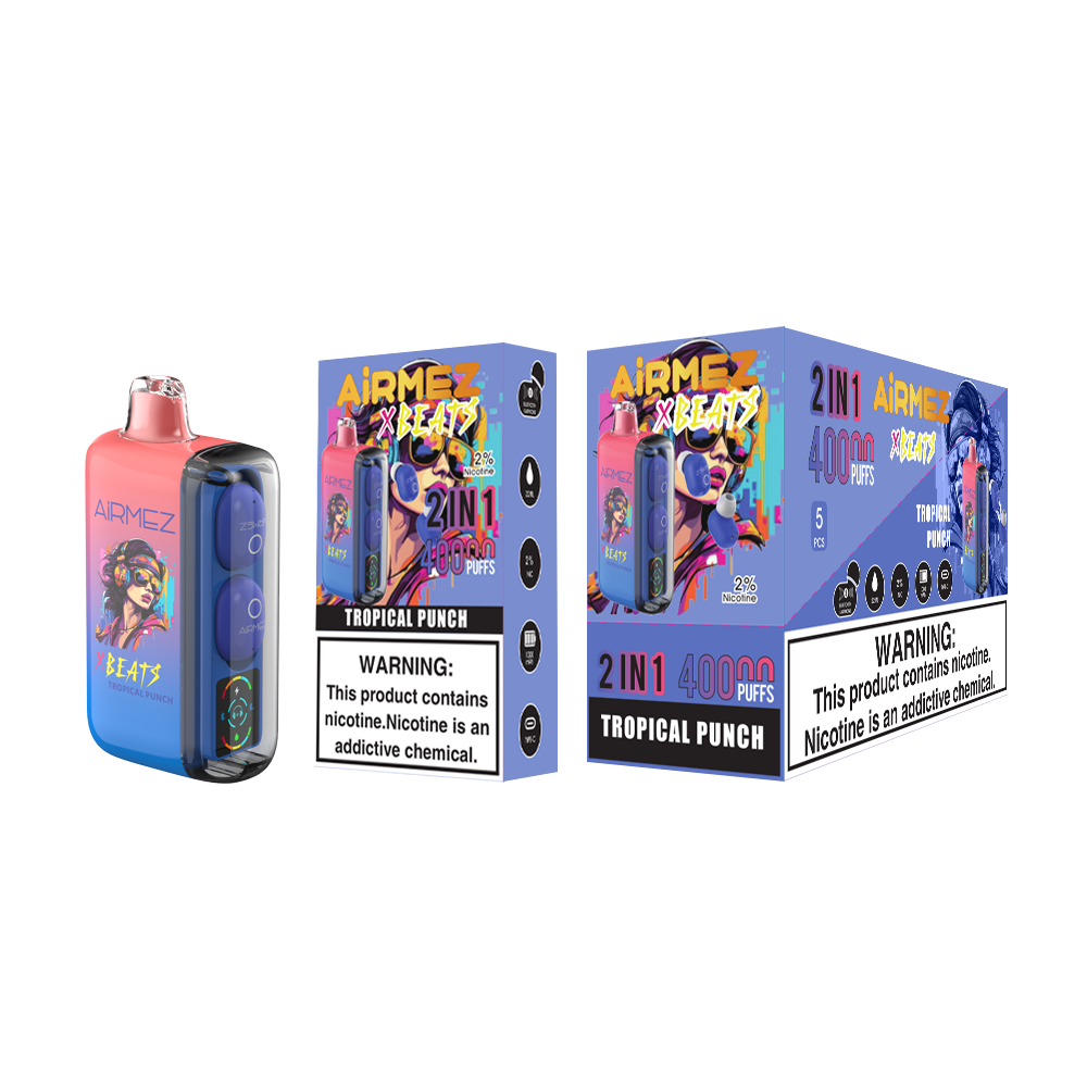 AiRMEZ Xbeats 50000 50K Puffs Einweg Kit mit TWS Earphones