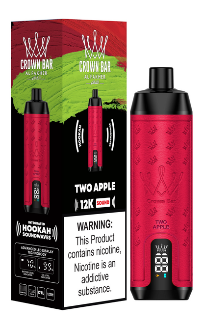 AL Fakher Crown Bar 12000 Puffs Shisha Hookah Einweg Vape - 💥 Ab einem Einkauf von 100€ 2 Mystery Gratis💥