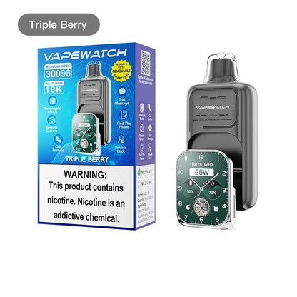 JNR VapeWatch Removable Screen 30K Einweg Kit (30000 Puffs) - 💥 BLACK Friday WEEK - Nehme 4 Zahle NUR 3! + Ab einem Einkauf von 100€ 1 Mystery Vapes Gratis + Ab einem Einkauf von 150€ 2 Mystery Vapes Gratis 💥
