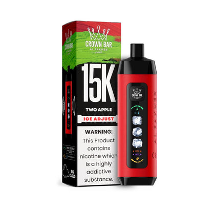 AL Fakher Crown Bar 15K Ice Adjust Einweg Kit (15000 Puffs) - 💥 Nehme 5 Zahle NUR 4! + Ab einem Einkauf von 100€ 2 Mystery Gratis💥
