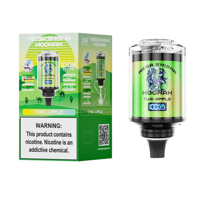 JNR Mega Shisha Hookah 100K Wiederaufladbares Einweg Kit 60ml - 💥 Nehme 4 Zahle NUR 3! + Ab einem Einkauf von 100€ 2 Mystery Gratis💥