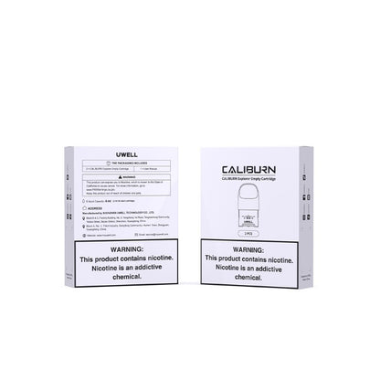 Uwell Caliburn Explorer Empty Pod Cartridge 2ml 2 Stück/Packung