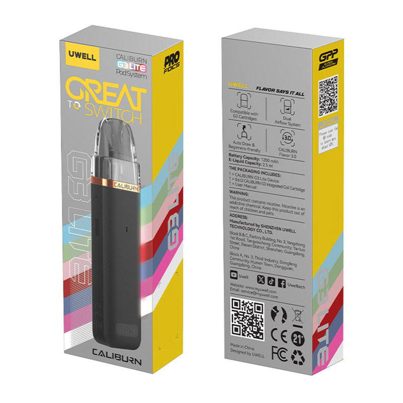 Uwell Caliburn G3 Lite Pod Kit 1200mAh 2.5ml
