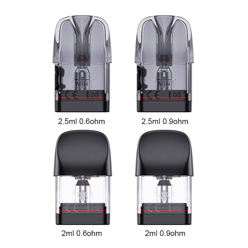 Uwell Caliburn G3 / Caliburn GK3 / Caliburn G3 ECO / Caliburn GK3 TENET / Caliburn G3 Lite / Caliburn G3 Pro Ersatz Pod Cartridge 2,5ml (4 Stück/Packung)