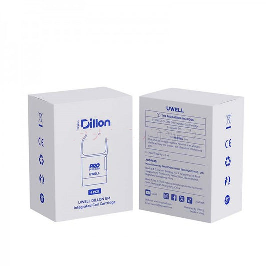 Uwell Dillon EM Pod Cartridge 4 Stück/Packung