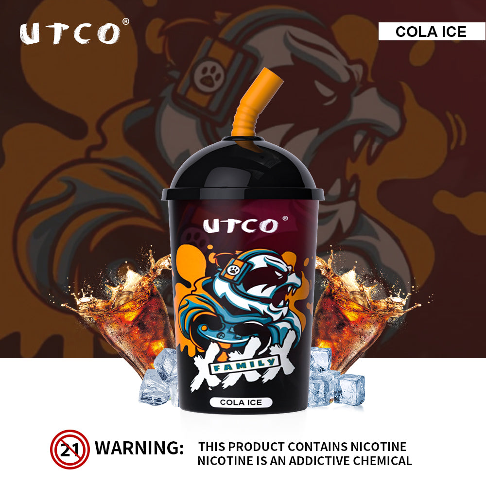 UTCO Puff Panda 8000 Einweg E-Zigarette Disposable Kit wiederaufladbar