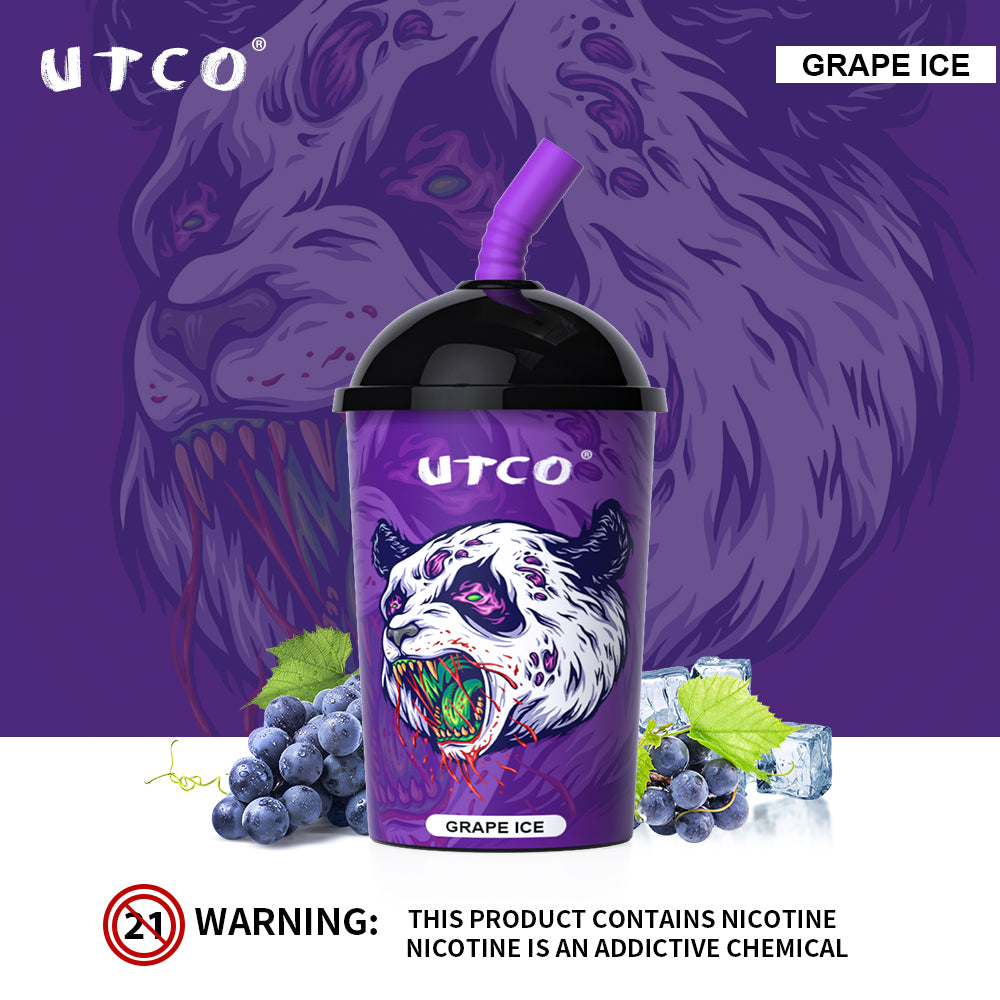 UTCO Puff Panda 8000 Einweg E-Zigarette Disposable Kit wiederaufladbar