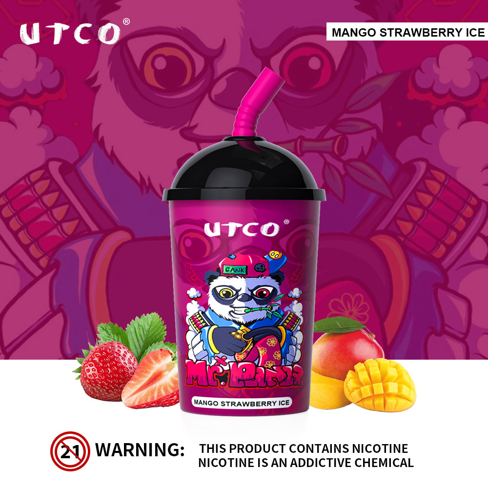 UTCO Puff Panda 8000 Einweg E-Zigarette Disposable Kit wiederaufladbar