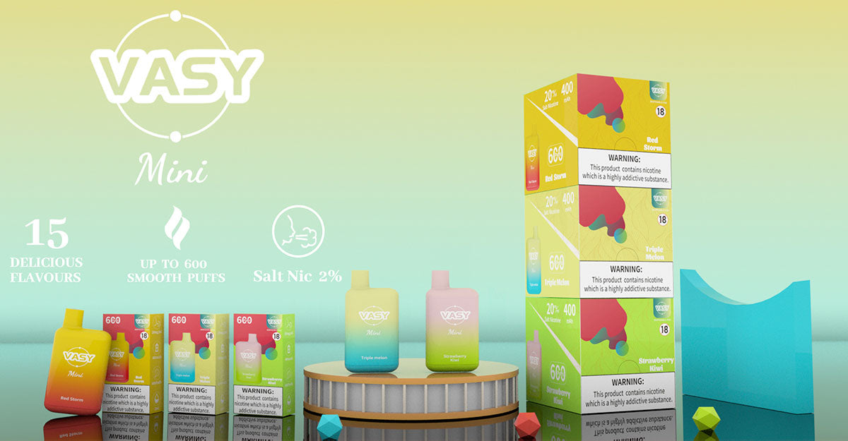 VASY Mini 600 Einweg E-Zigarette Kit 10 Stück/Packung