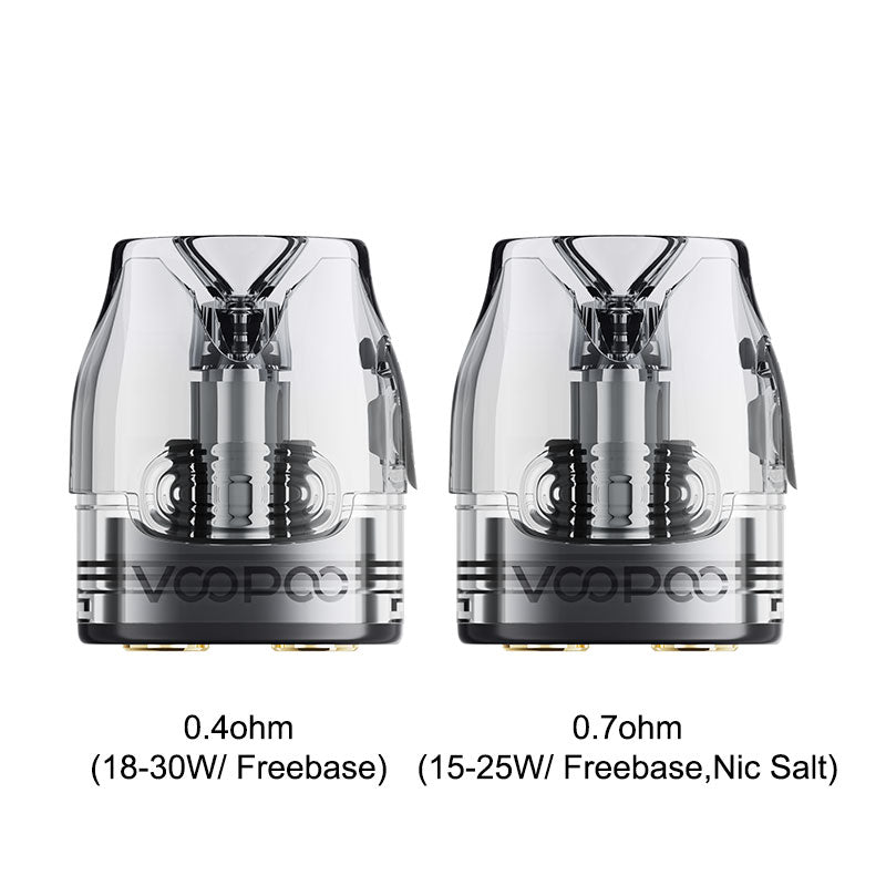 Voopoo Vmate Pod Kartusche Top Fill Version für Vmate / Vmate E Kit / V.THRU Pro / Vmate Pro / Vmate Infinity Edition / Vmate Max / VMATE PRO Power Edition / Vmate i2 Kit / Vmate Mini / Vmate Pro 2 Kit 3ml (2 Stück/Packung)