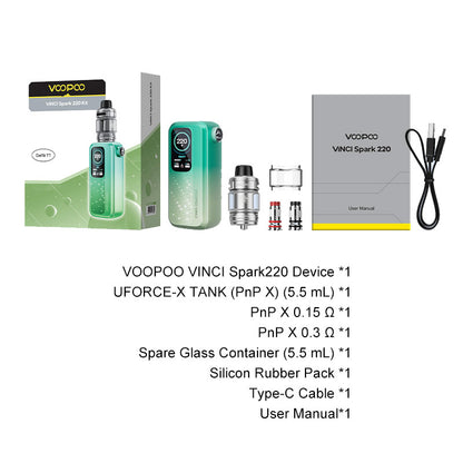 VOOPOO VINCI Spark 220 Kit mit Uforce-X Verdampfer 6.5ml