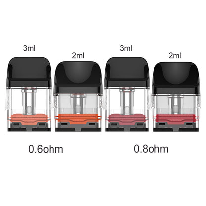 Vaporesso Xros Series Corex 3.0 Pod Kartusche für Xros 5 / Xros 5 Mini / Xros / Xros 2 / Xros Mini / Xros 3 / Xros 3 Mini / Xros Nano / Xros 3 Nano / Xros Pro / Xros Cube / Xros 4 / Xros 4 Mini/Xros 4 Nano 3 ml (4 Stück/Packung)