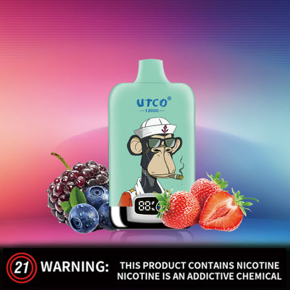 [Clearance Sale] UTCO DIGITAL BOX 12000 Puffs Einweg Disposable Kit (10 Stück/Packung)