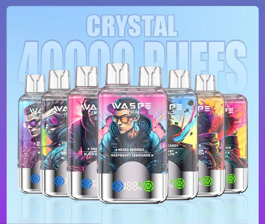 WASPE Crystal 40000 Puffs 40K Einweg Kit (Double Flavor)