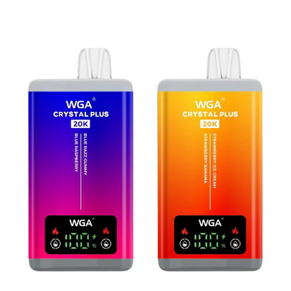 WGA Crystal Plus 20000 Puffs 2-in-1 Wiederaufladbares Einweg Kit - 📢EXKLUSIVES ANGEBOT - Nehme 4 Zahle NUR 3 an der Kasse!+Ab einem Einkauf von 100€ 1 Mystery Vapes Gratis📢