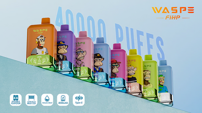 WASPE FIHP 40000 Puffs 40K Einweg Kit (Double Flavor) - 💥 Nehme 5 Zahle NUR 4! + Ab einem Einkauf von 100€ 2 Mystery Gratis💥