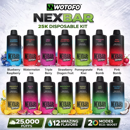 Wotofo Nexbar 25K 25000 Puffs Einweg Kit