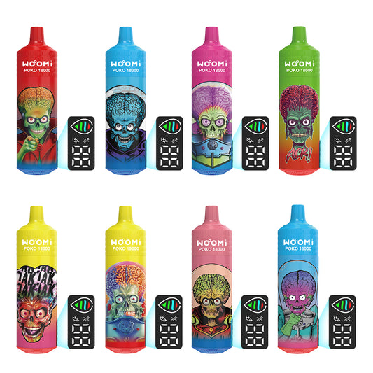 Woomi POKO 18000 Puffs Wiederaufladbares Einweg Kit 10 Stück/Packung