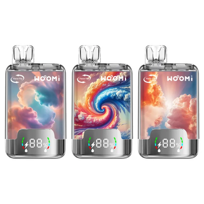 Woomi Twin 20000 Puffs Dual Tank Power Einstellbare Einweg Vape 5 Stück/Packung