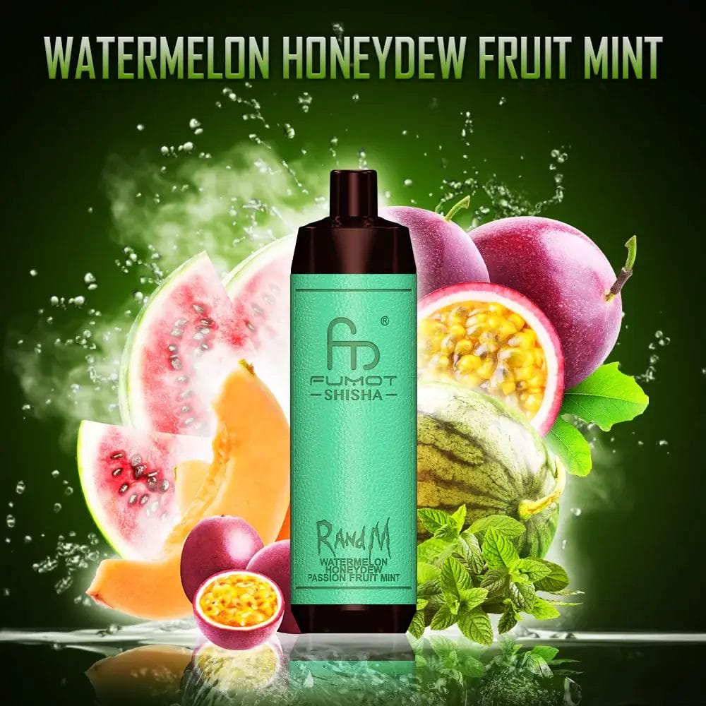 Fumot RandM Shisha 10000 DTL Wiederaufladbares Einweg Vape Kit- 💥 Nehme 5 Zahle NUR 4! + Ab einem Einkauf von 100€ 2 Mystery Gratis💥