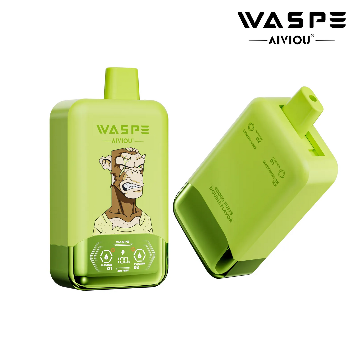 WASPE FIHP 40000 Puffs 40K Einweg Kit (Double Flavor) - 💥 Nehme 5 Zahle NUR 4! + Ab einem Einkauf von 100€ 2 Mystery Gratis💥
