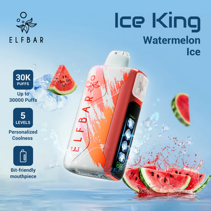 ELF Bar Ice King 30K Wiederaufladbares Einweg Kit (30000 Puffs) - 💥 Nehme 5 Zahle NUR 4!