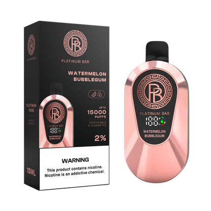 Platinum Bar 15000 Puffs Wiederaufladbares Einweg Kit - 📢EXKLUSIVES ANGEBOT - Nehme 4 Zahle NUR 3! + Ab einem Einkauf von 120€ 1 Mystery Vapes Gratis + Kostenloser Versand 📢