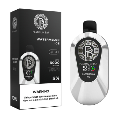 Platinum Bar 15000 Puffs Wiederaufladbares Einweg Kit - 📢EXKLUSIVES ANGEBOT - Nehme 4 Zahle NUR 3! + Ab einem Einkauf von 120€ 1 Mystery Vapes Gratis + Kostenloser Versand 📢
