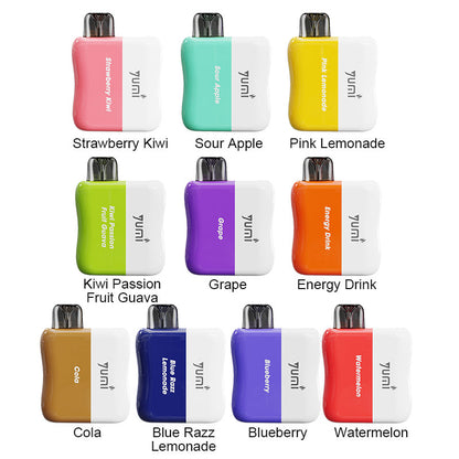 YUMI DC5000 Puffs Wiederaufladbares Einweg Kit 500mAh 10,5ml