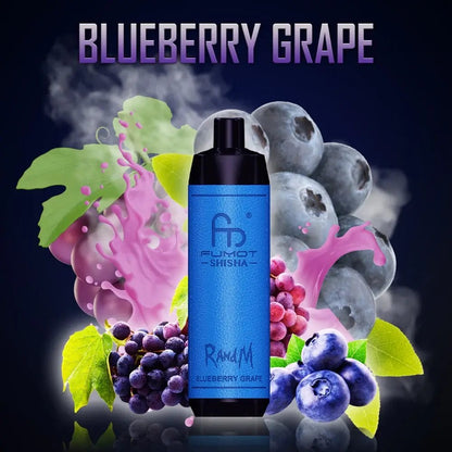 Fumot RandM Shisha 10000 DTL Wiederaufladbares Einweg Vape Kit- 💥 Nehme 5 Zahle NUR 4! + Ab einem Einkauf von 100€ 2 Mystery Gratis💥