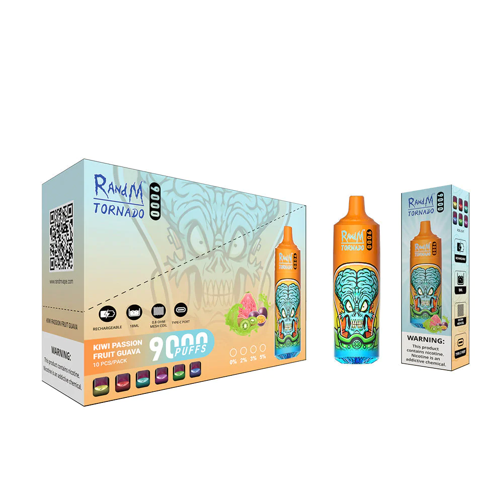 Fumot RandM Tornado 9000 Puffs Wiederaufladbares Einweg Disposable Kit 18ml (20mg)- 💥 Nehme 5 Zahle NUR 4! + Ab einem Einkauf von 100€ 2 Mystery Gratis💥
