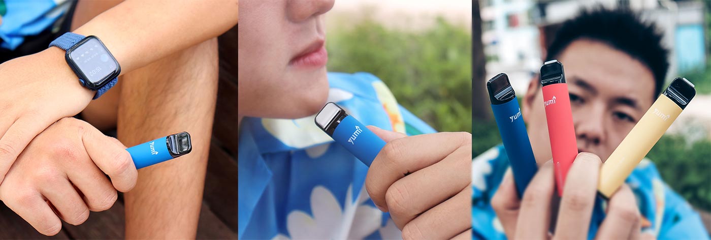 [Clearance sale] YUMI Bar 1500 Züge Einweg E-Zigarette Kit 850mAh (20mg)