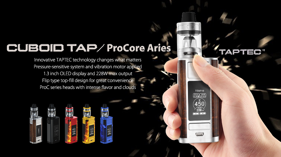 Joyetech CUBOID TAP Starter Kit Starterset mit ProCore Aries Tank - 4ml