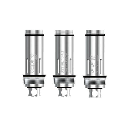 Aspire Cleito SS316L Ersatz Coil - Verdampferkopf 0,4 Ohm - 5 Stück / Packung