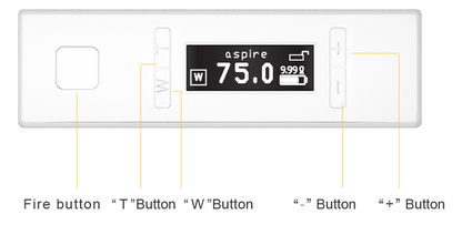 Aspire EVO75 Starterkit Starterset mit Atlantis EVO - 2 ml